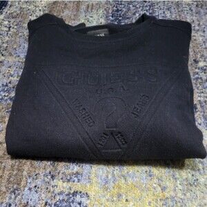 Guess Men's Sweatshirts Medium Black